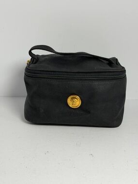 Gianni Versace Vintage Cosmetic Leather Bag